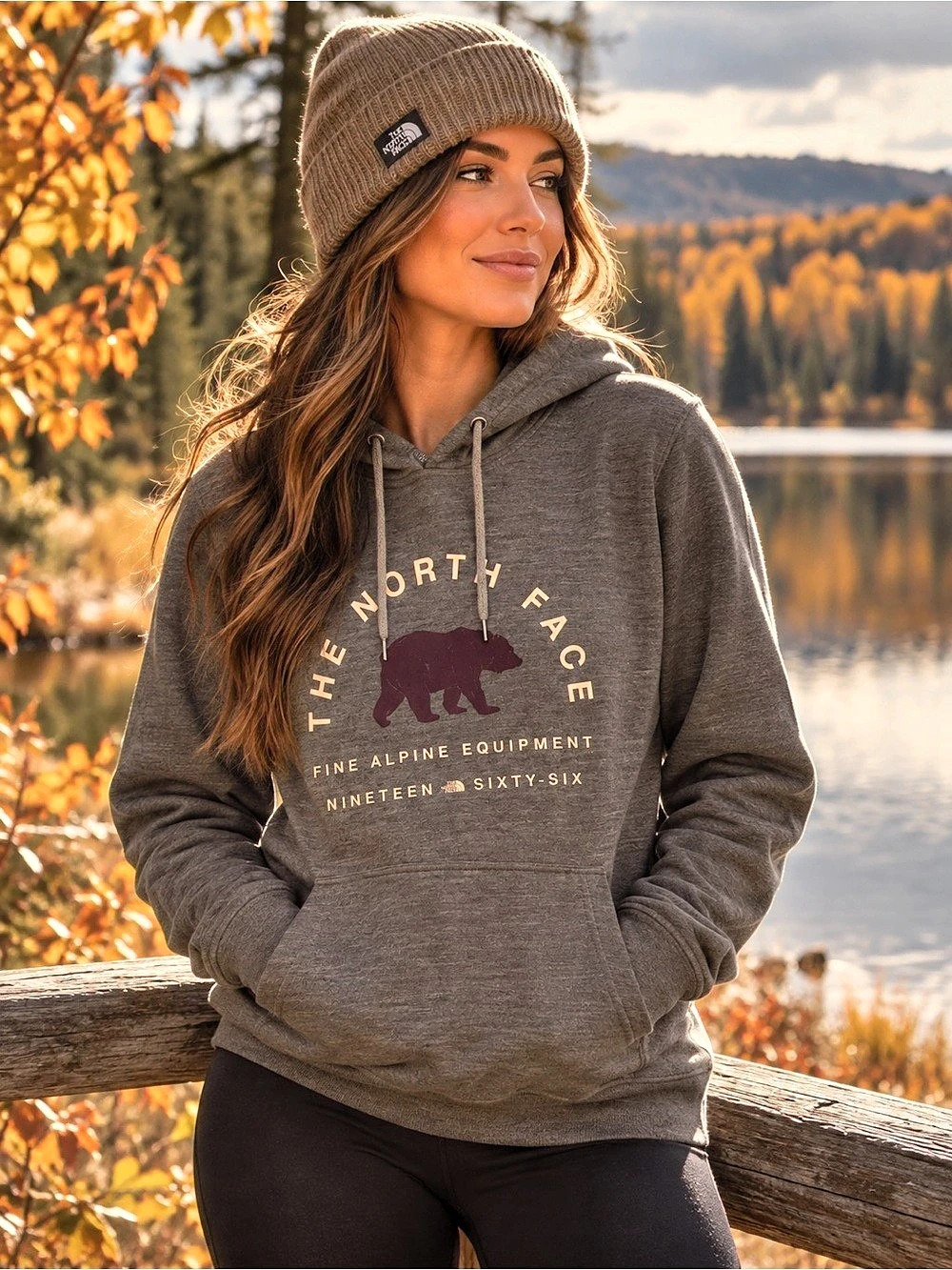 The North Face Fine Alpine Hoodie Gray Women's XL